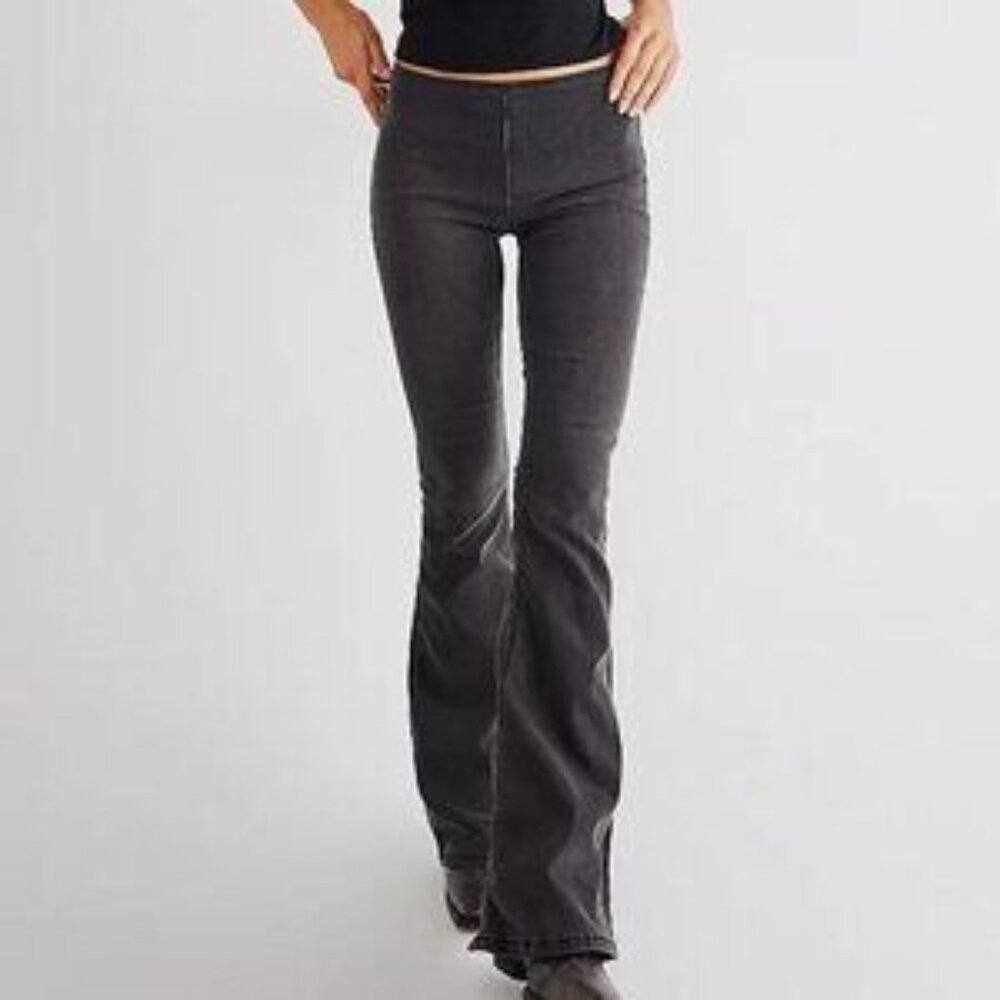 We The Free Women's Black Boot Cut Jeans